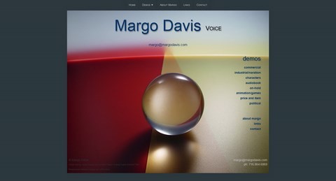 Margo Davis Responsive Website Design
